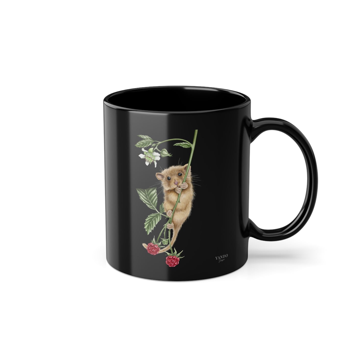 Tasse mit Haselmaus-Motiv