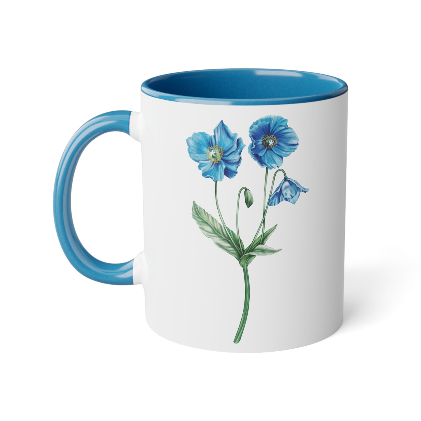 Tasse mit Tibetischen Mohn-Motiv