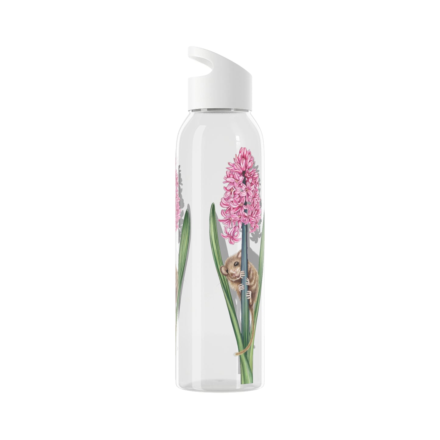 Wasserflasche – Haselmaus und Hyazinthe