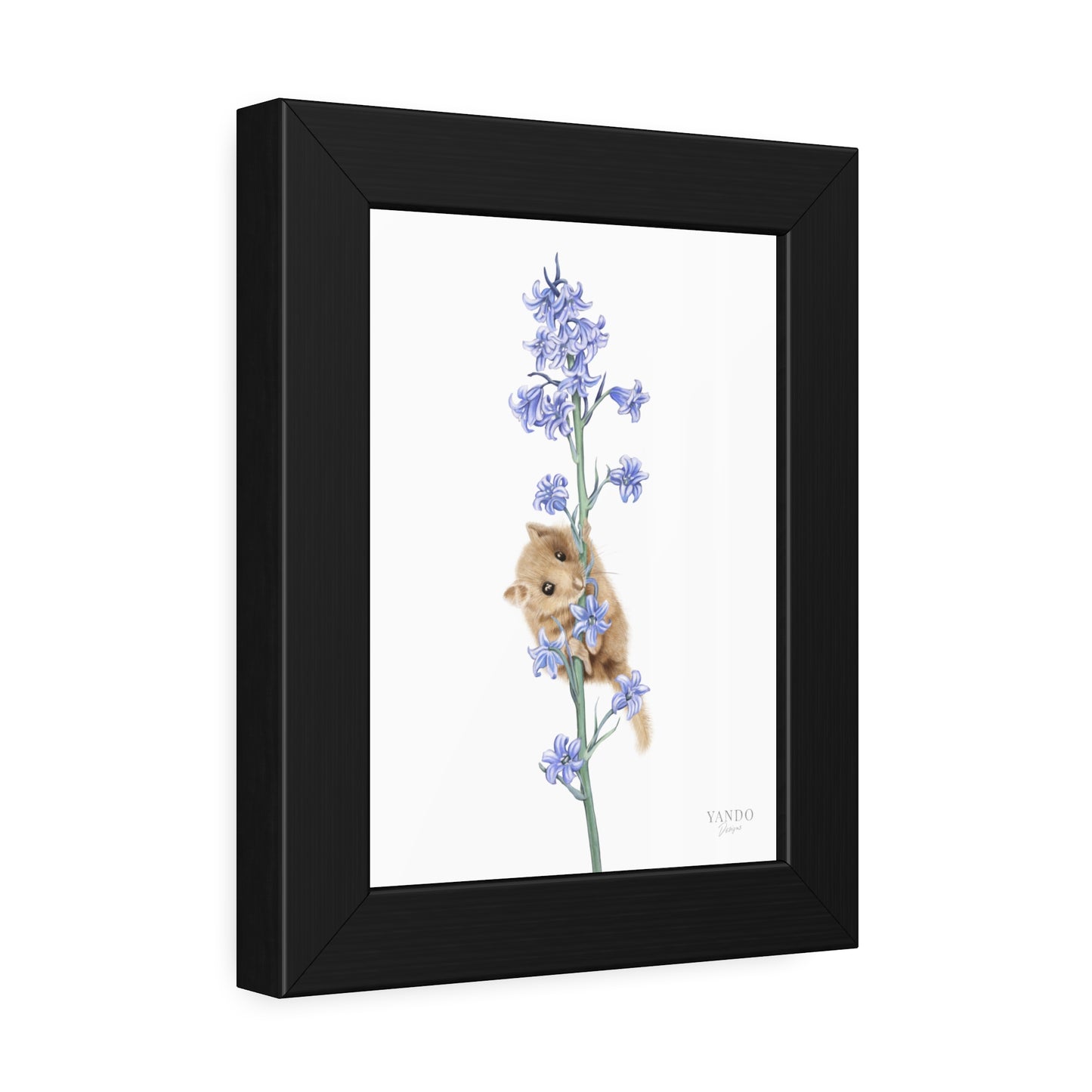 Fine art Druck gerahmt – Haselmaus