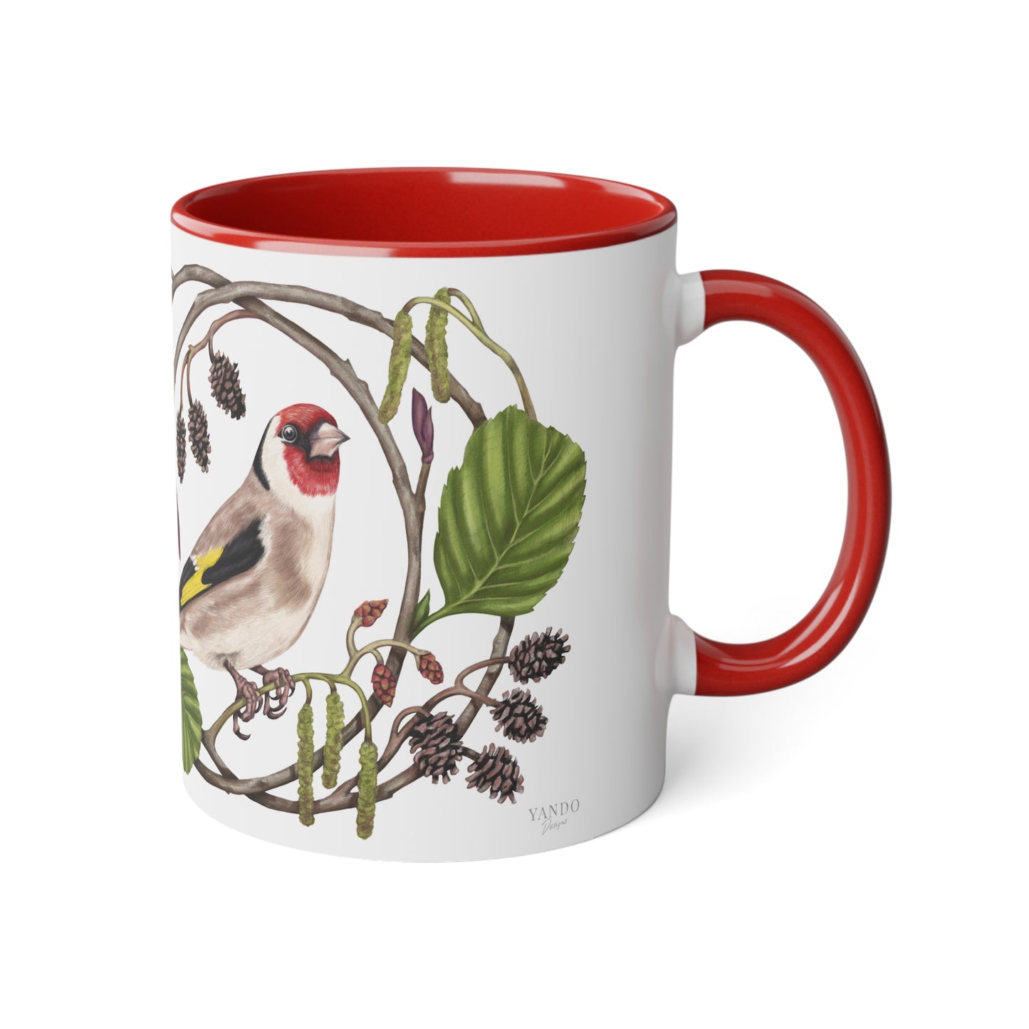 Tasse mit Stieglitz-Motiv I