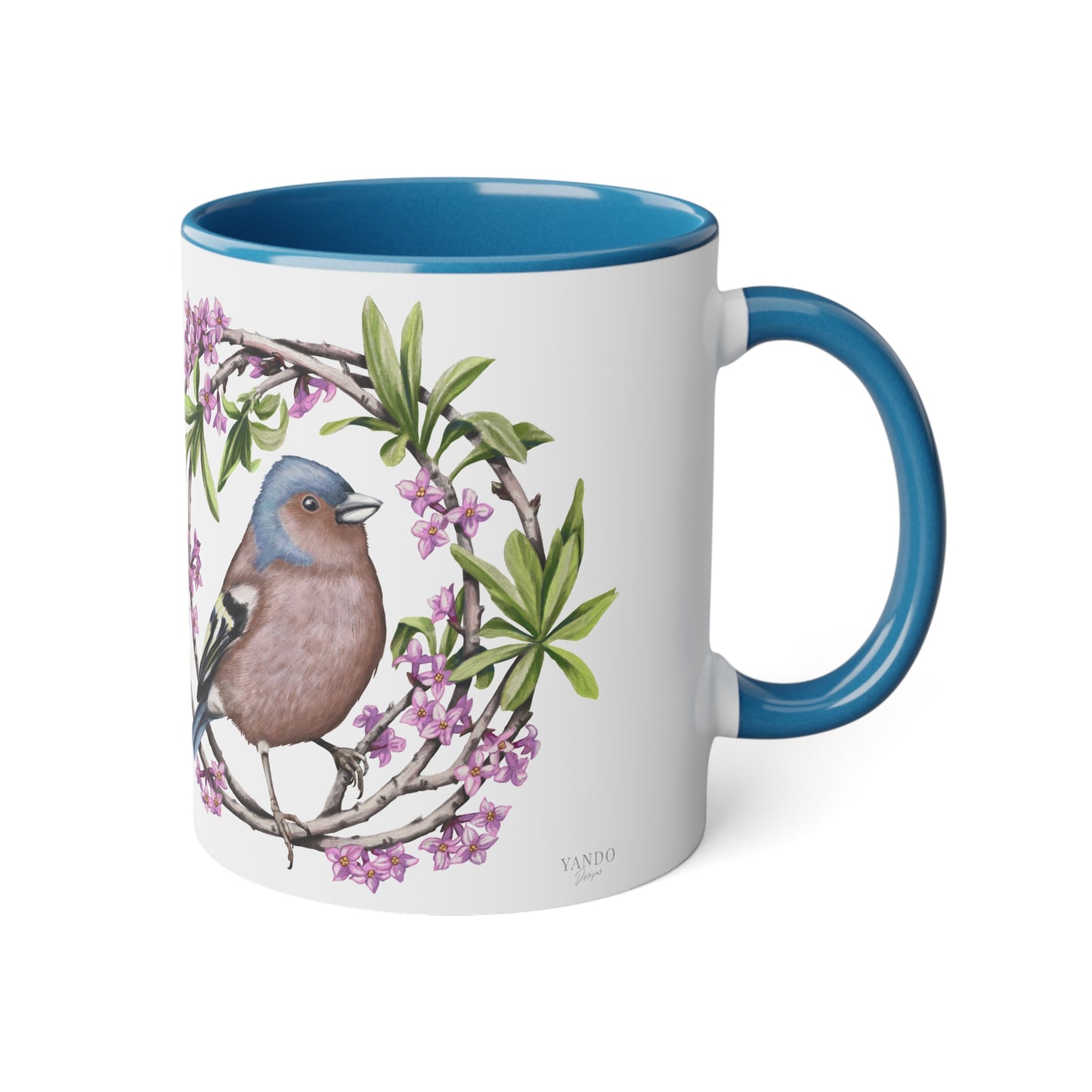 Tasse mit Buchfink-Motiv