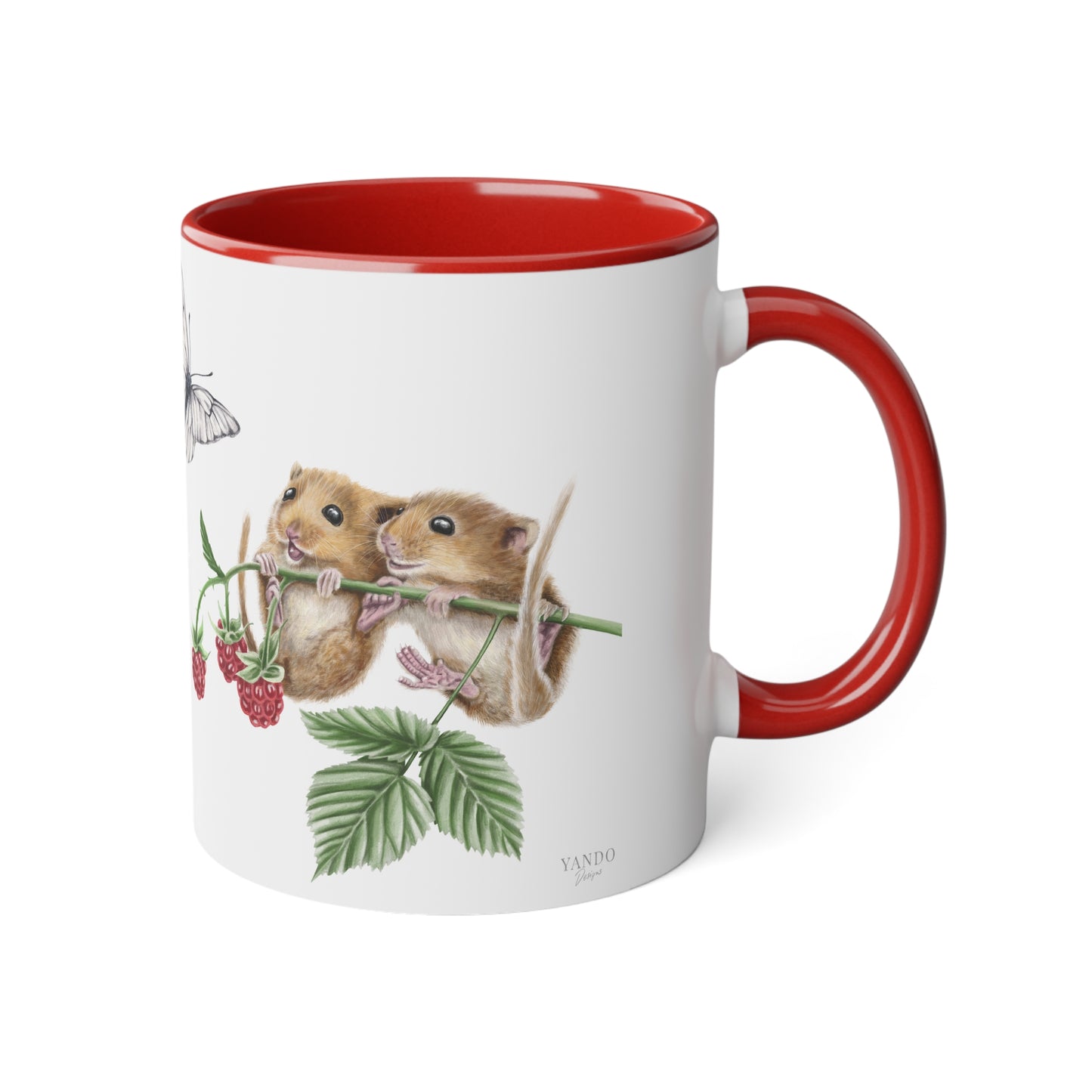 Tasse mit Haselmaus-Motiv