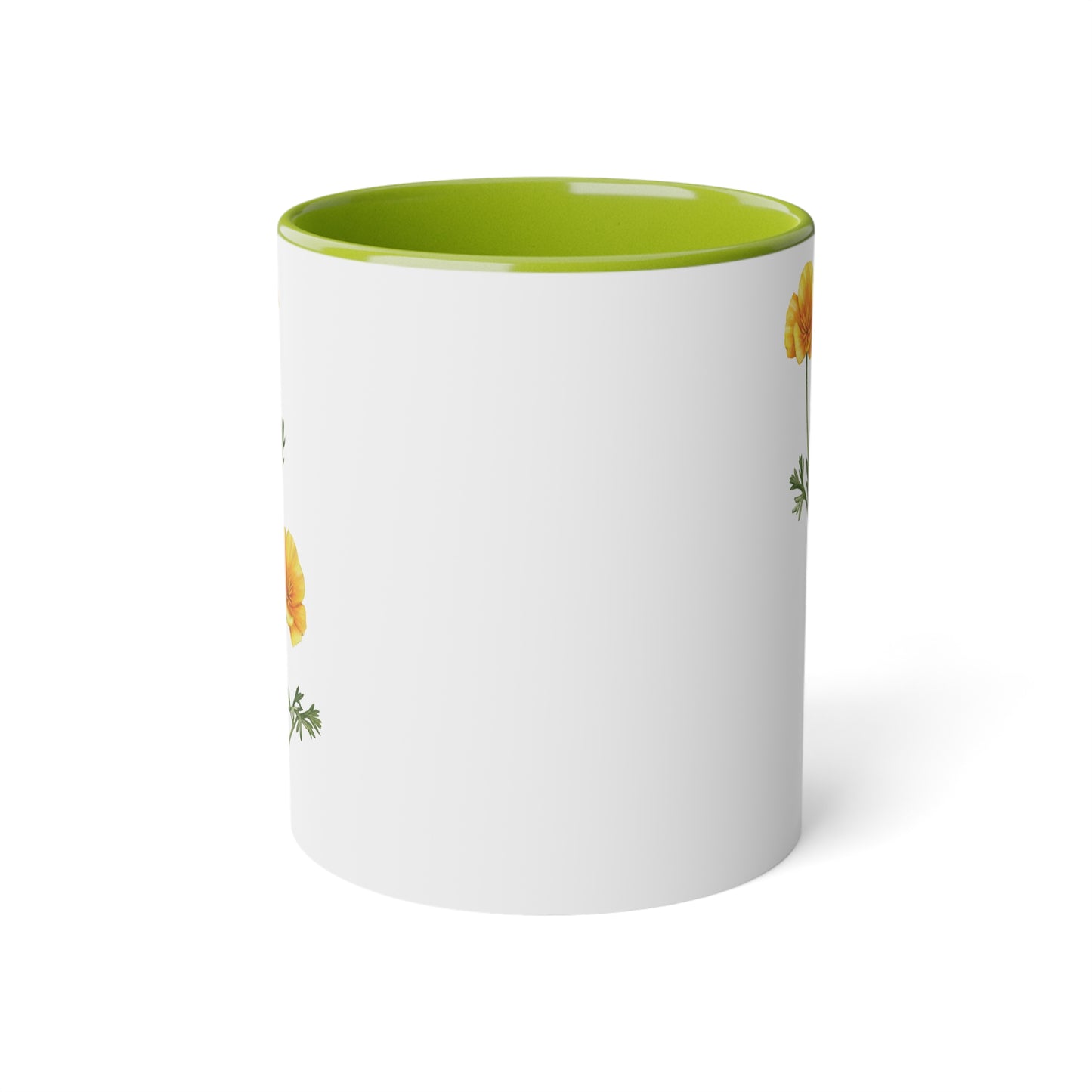 Tasse mit Goldmohn-Motiv
