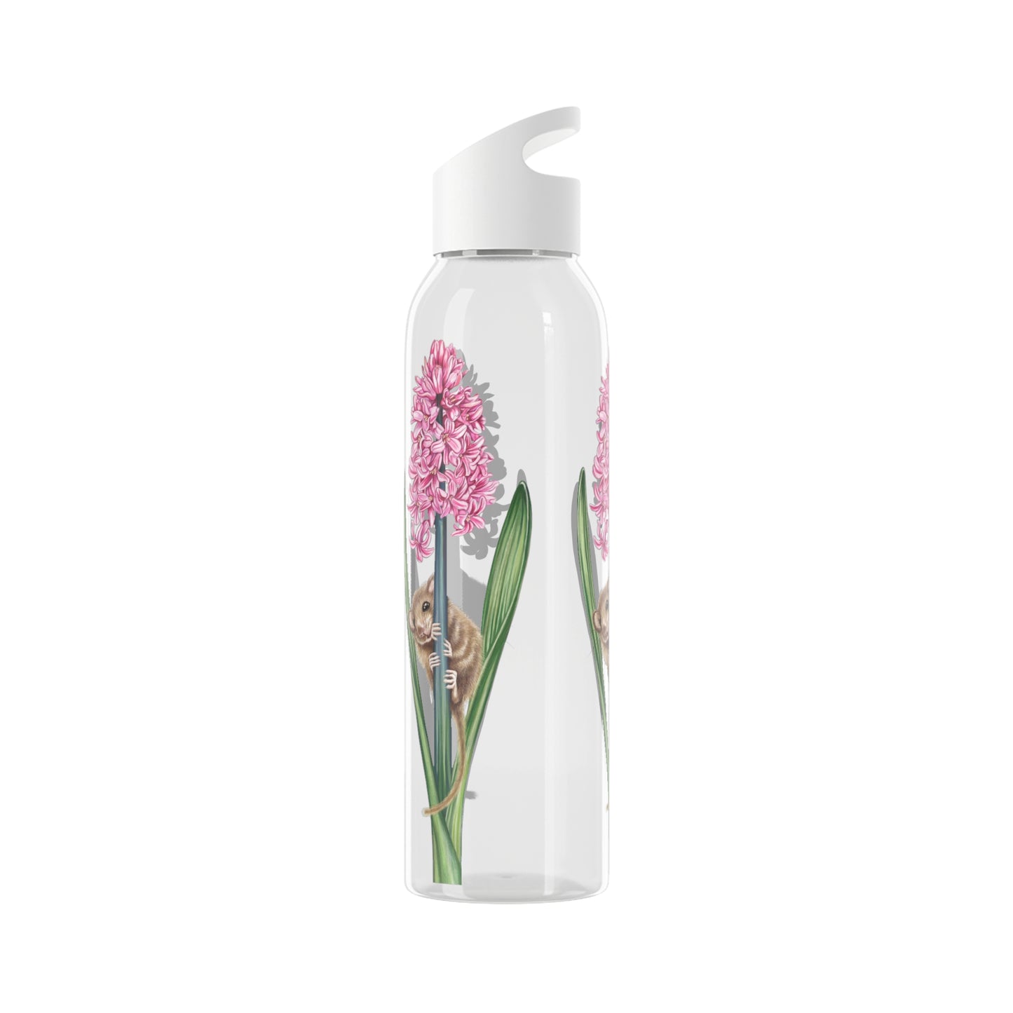 Wasserflasche – Haselmaus und Hyazinthe