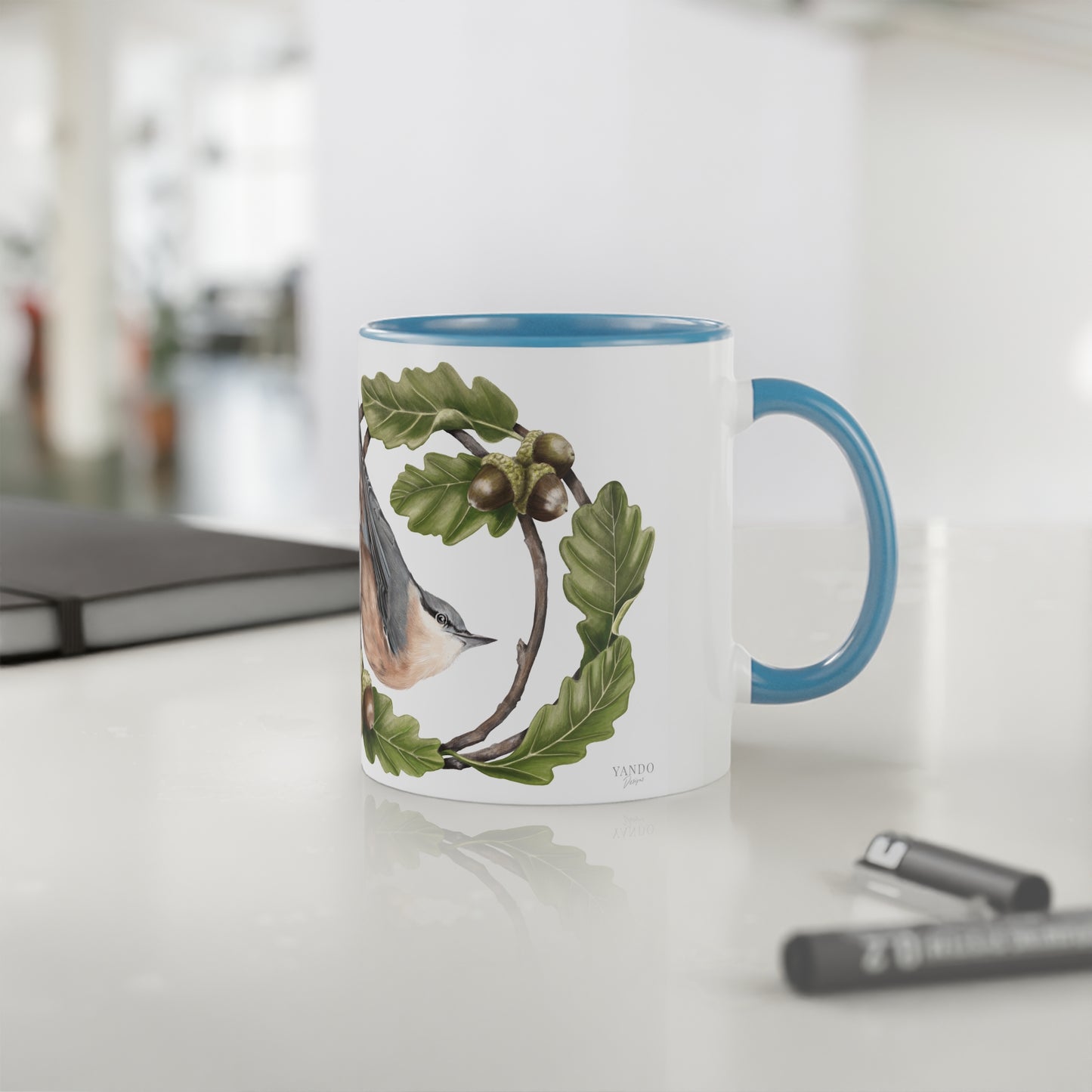 Tasse mit Kleiber-Motiv