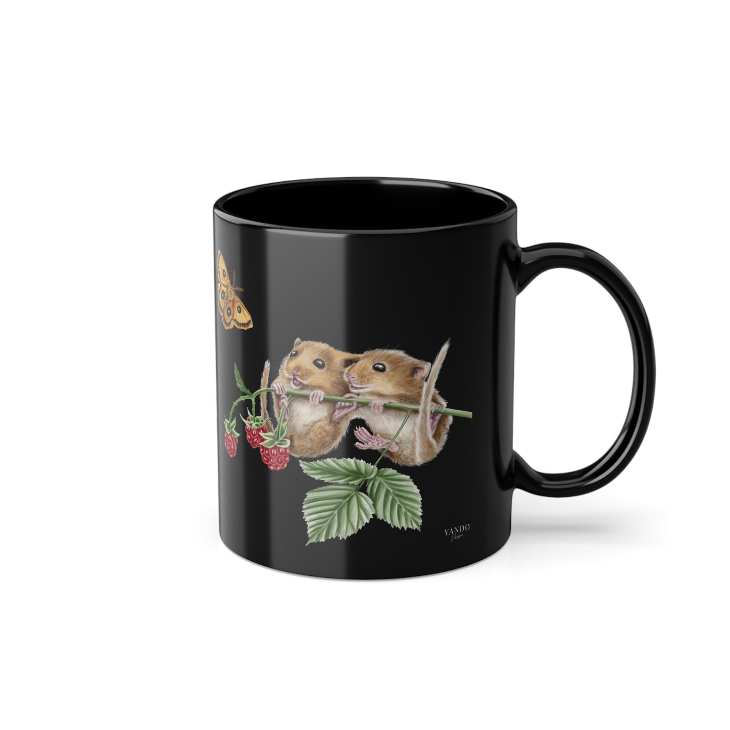 Tasse mit Haselmaus-Motiv