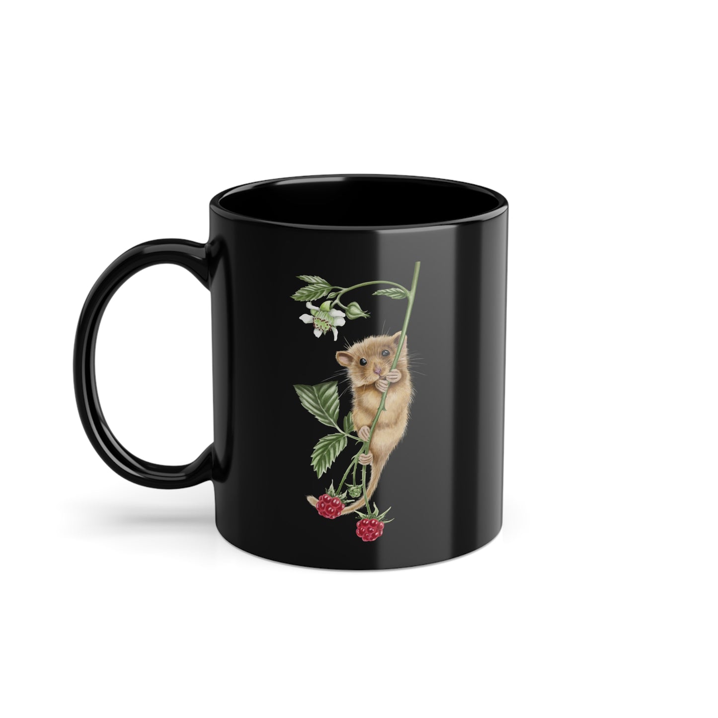 Tasse mit Haselmaus-Motiv