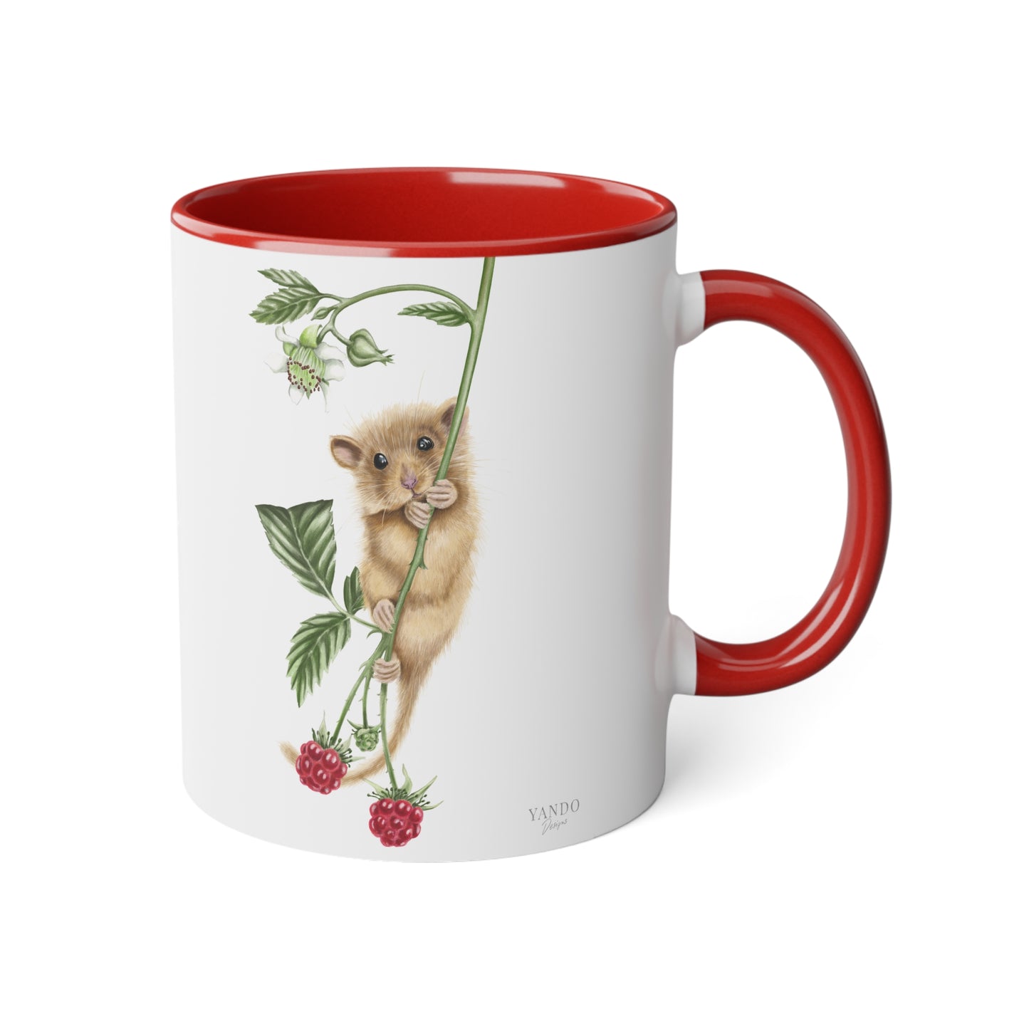 Tasse mit Haselmaus-Motiv