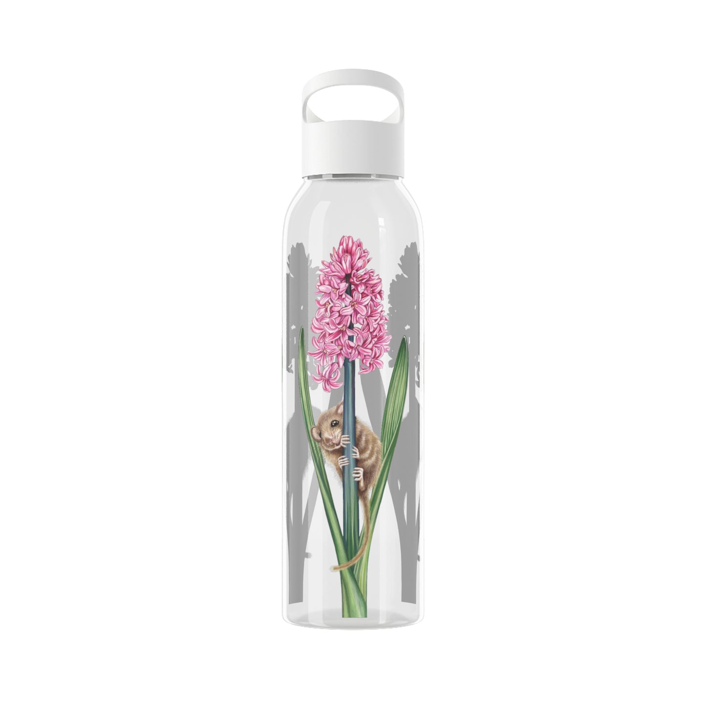 Wasserflasche – Haselmaus und Hyazinthe