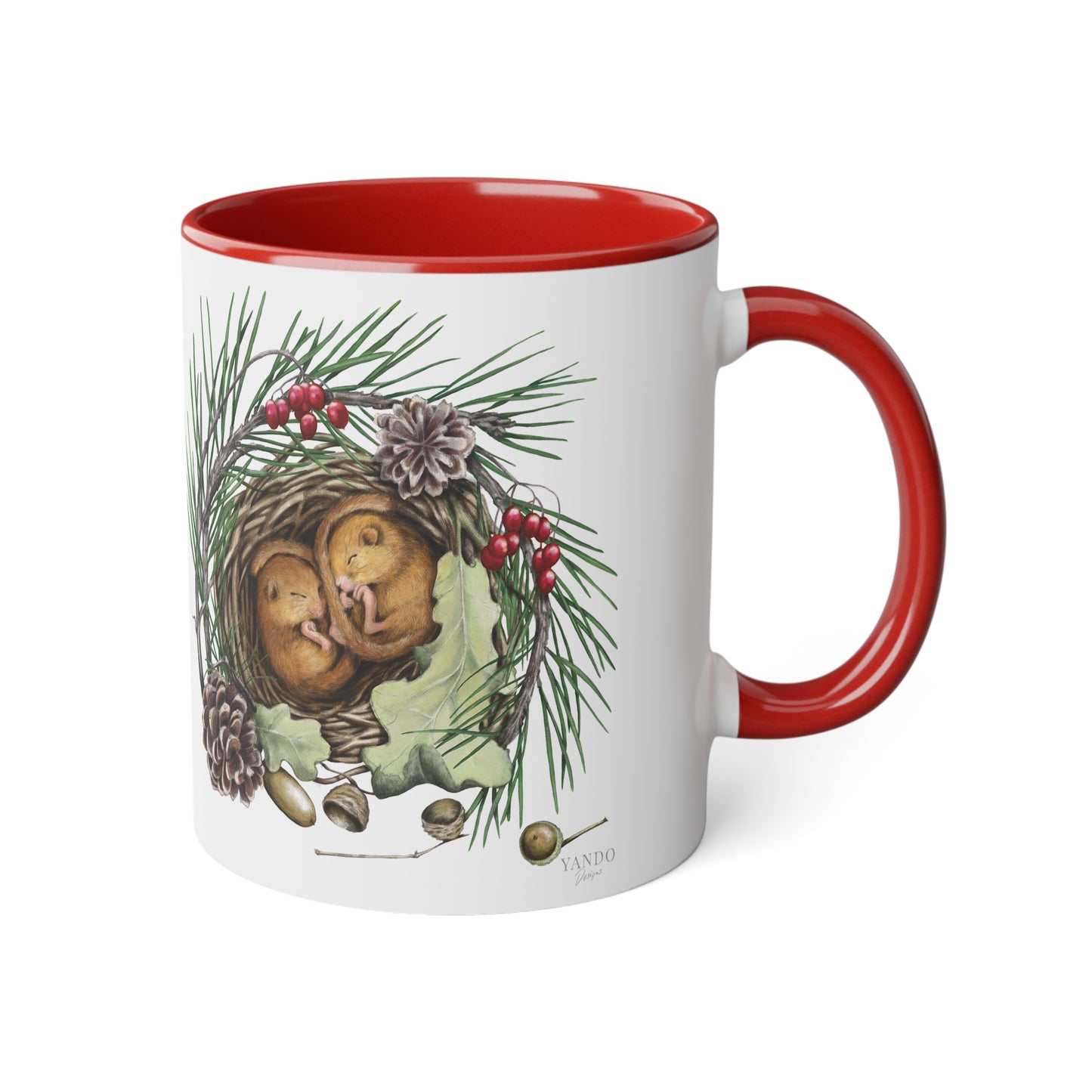 Tasse mit Haselmaus-Motiv