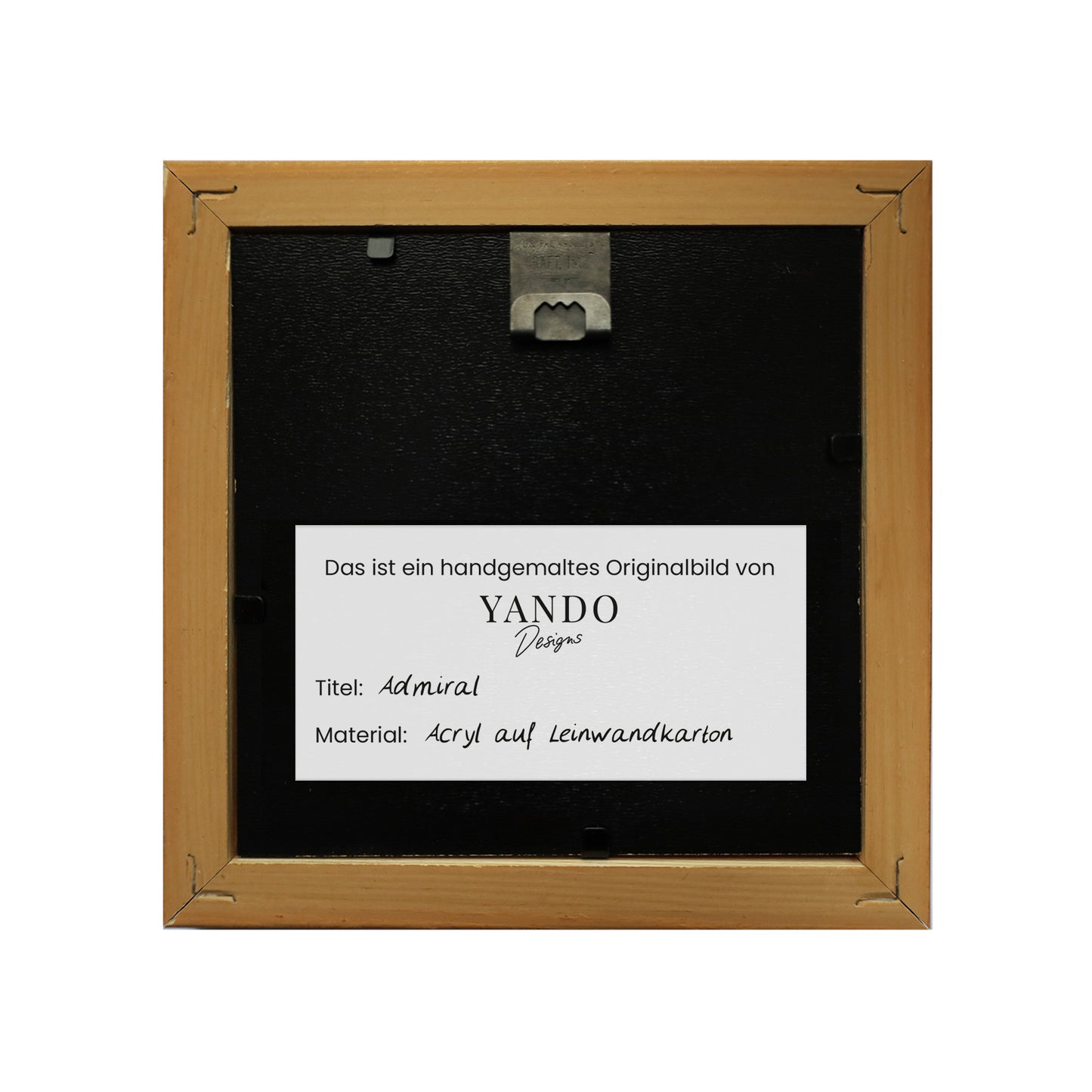 Handgemaltes Original – Admiral Schmetterling