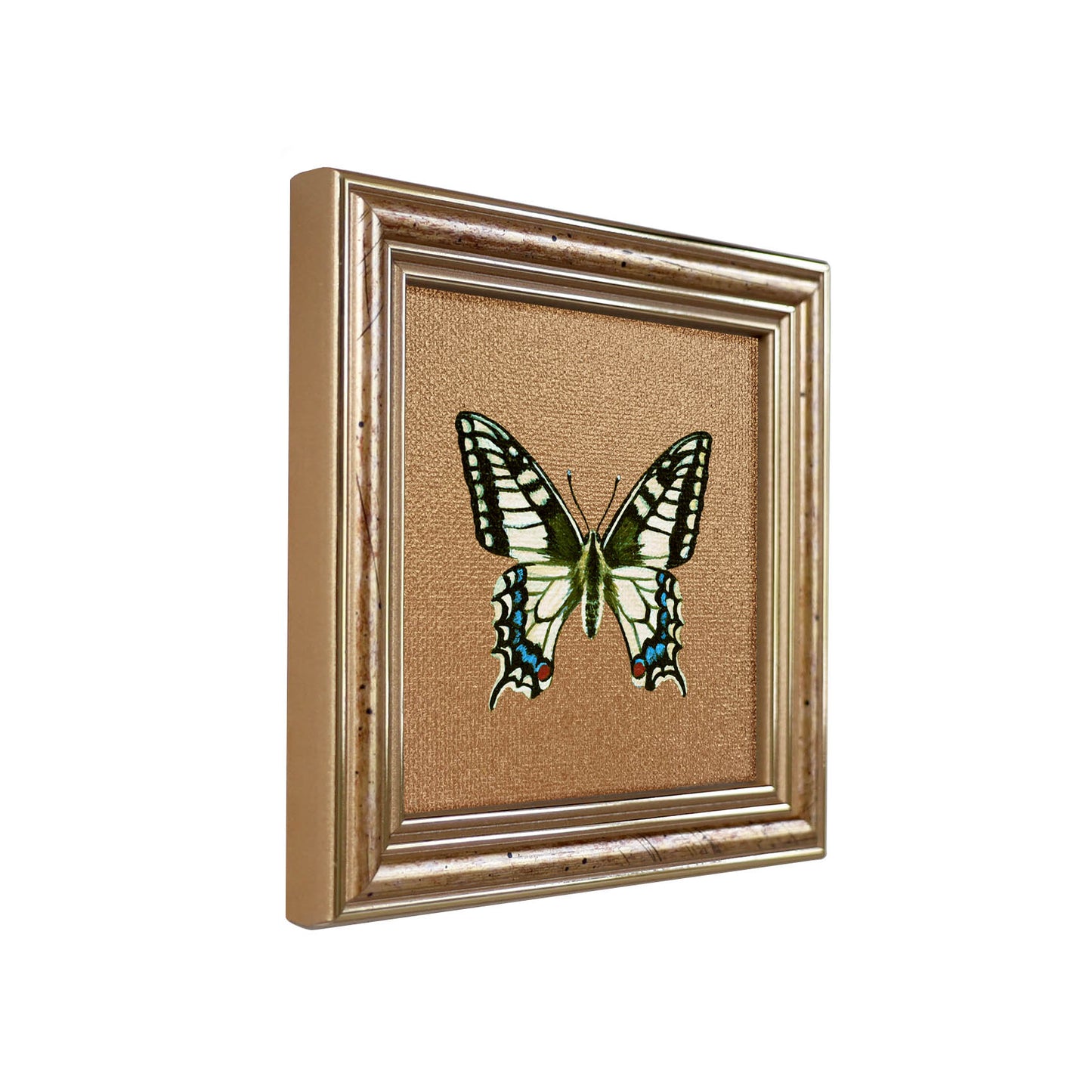 Handgemaltes Original Schwalbenschwanz Schmetterling