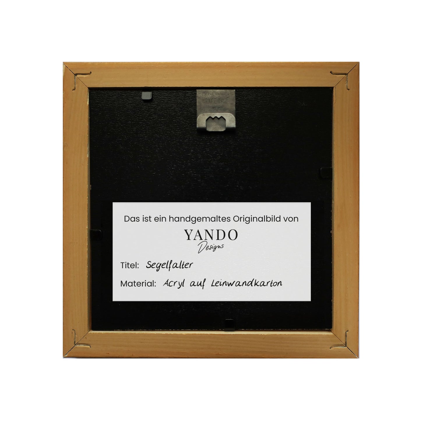 Handgemaltes Original – Segelfalter Schmetterling