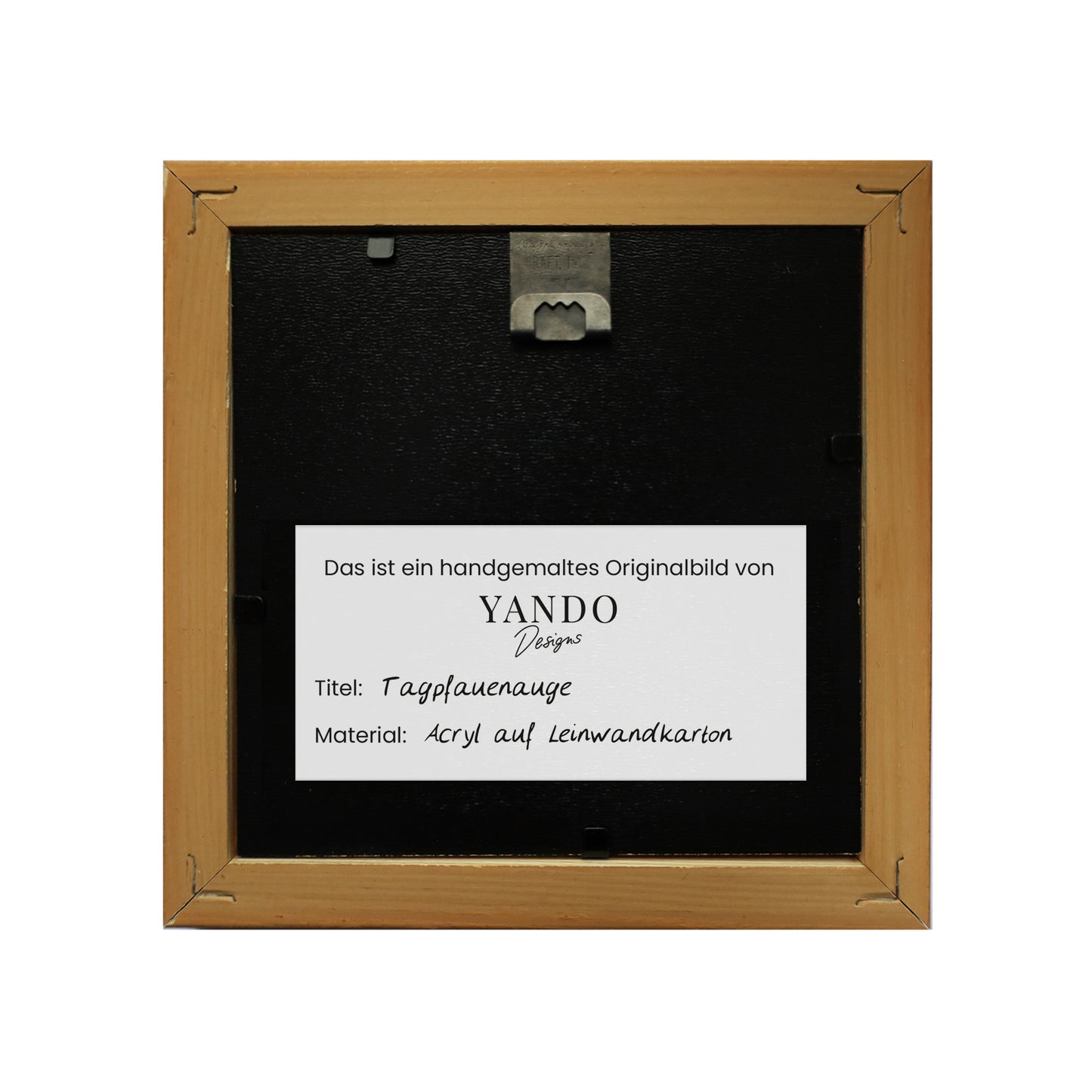 Handgemaltes Original Tagpfauenauge Schmetterling