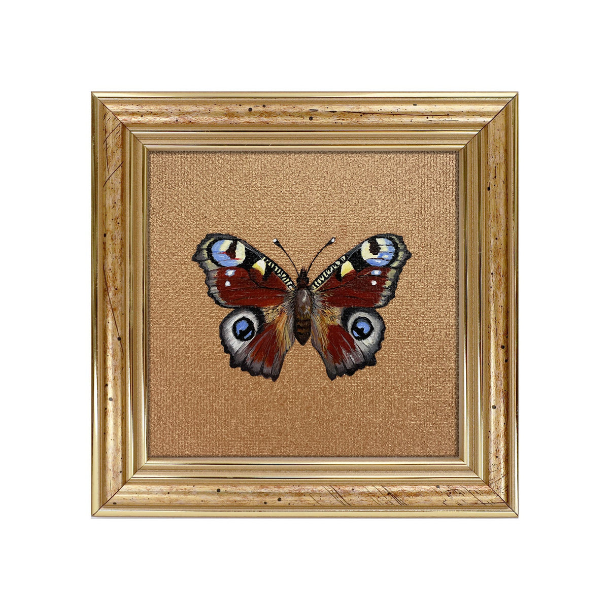 Handgemalter Schmetterling-Original — Naturillustration aus der YANDO Designs Originale-Kollektion