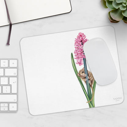 Mousepad – Haselmaus und Hyazinthe
