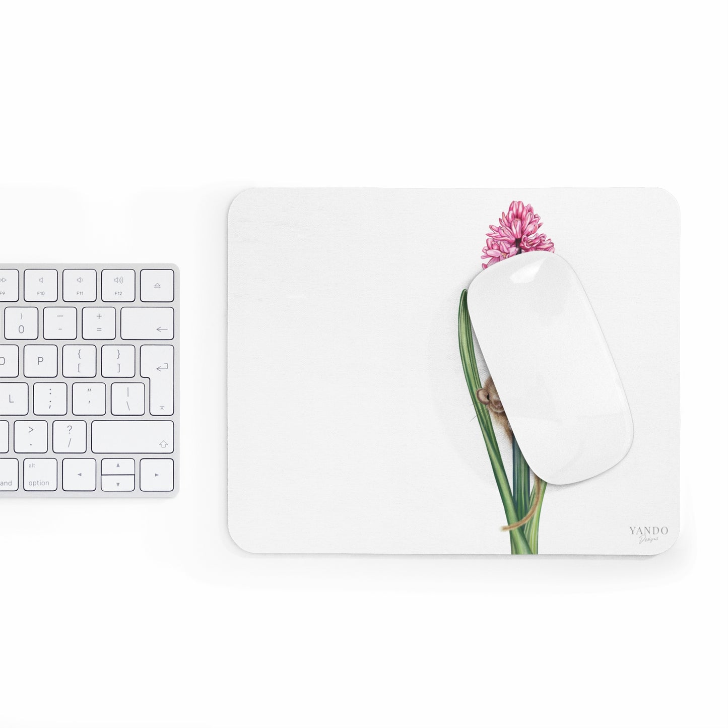 Mousepad – Haselmaus und Hyazinthe