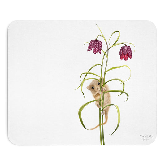 Mousepad – Haselmaus und Schachbrettblume