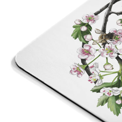 Mousepad – Schwanzmeise und Weißdorn
