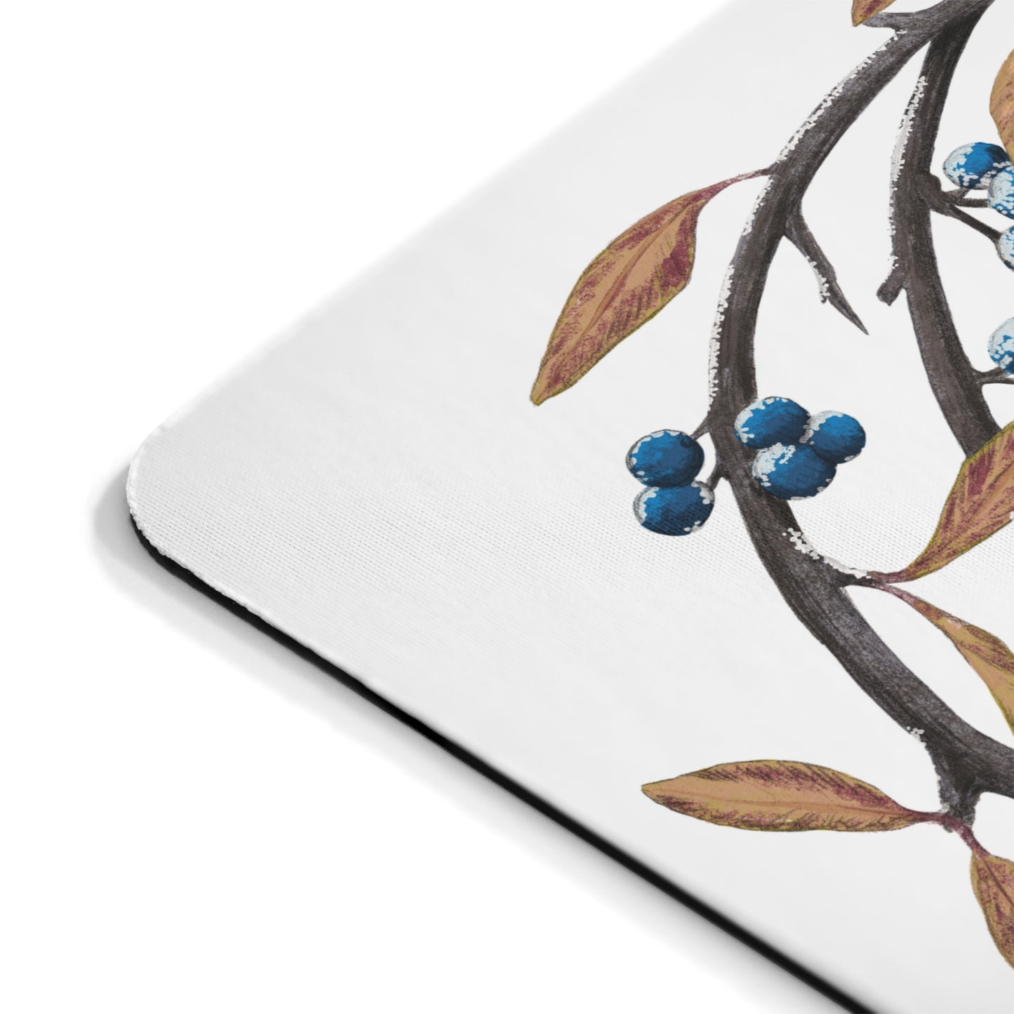 Mousepad – Feldsperlinge und Schlehdorn