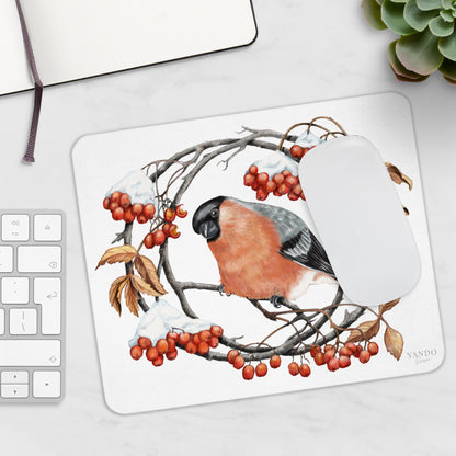 Mousepad – Gimpel und Eberesche