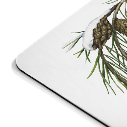 Mousepad – Rotkehlchen und Kiefer
