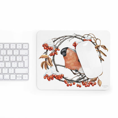 Mousepad – Gimpel und Eberesche