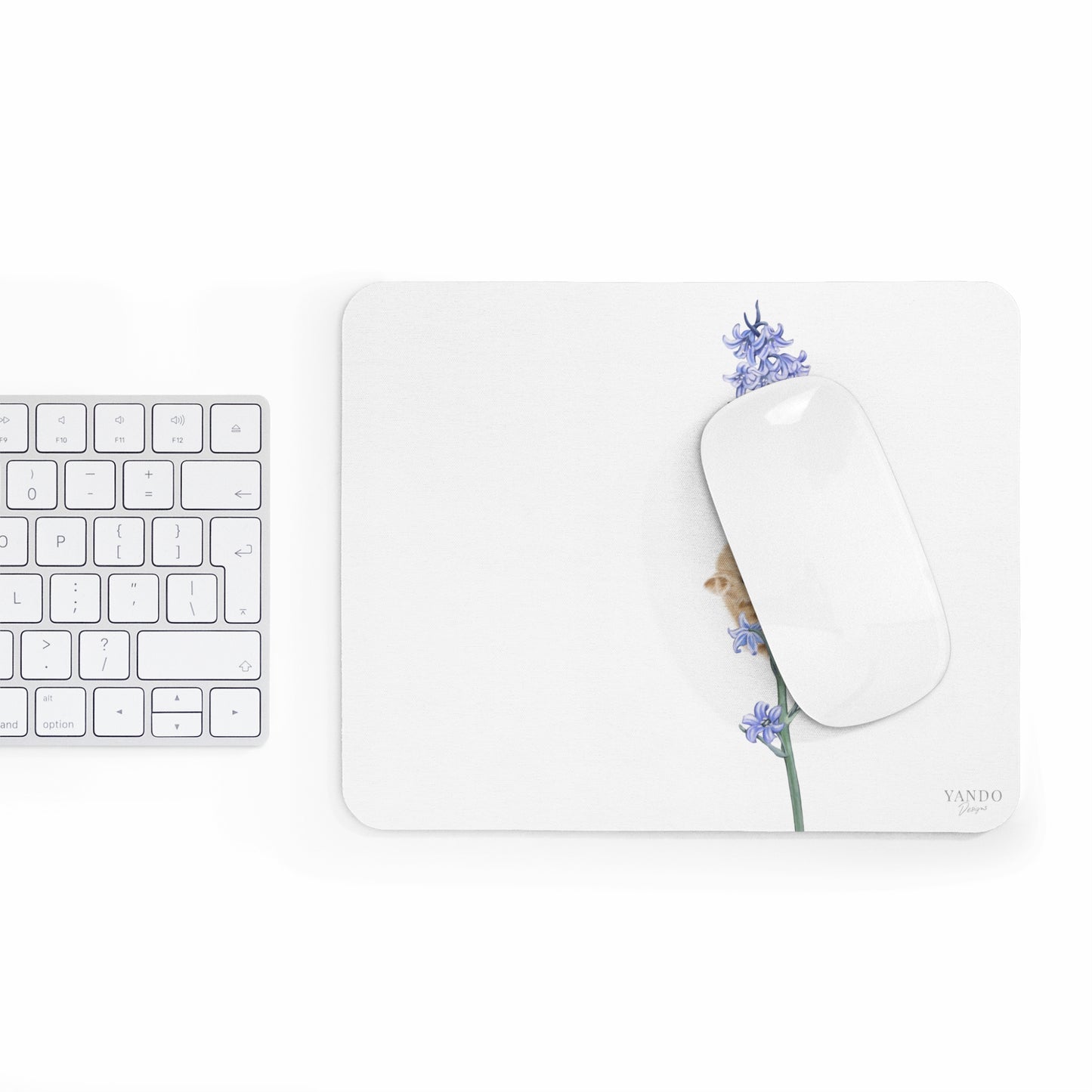 Mousepad – Haselmaus und Hasenglöckchen