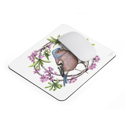 Mousepad – Buchfink und Seidelbast