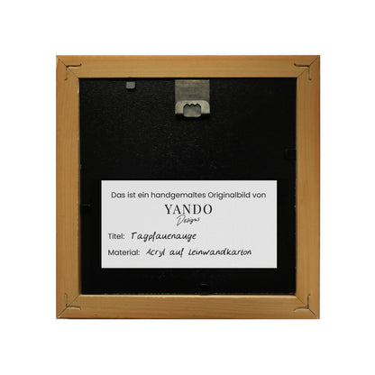 Handgemaltes Original Tagpfauenauge Schmetterling