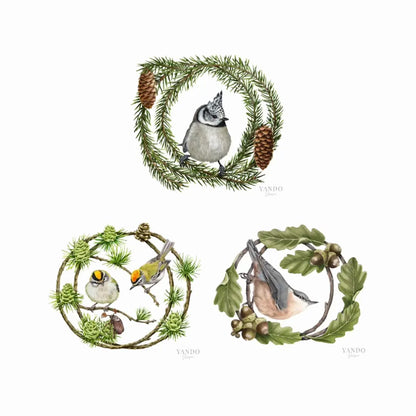 Heimische Waldvögel - Kunstdruck-Sammlung